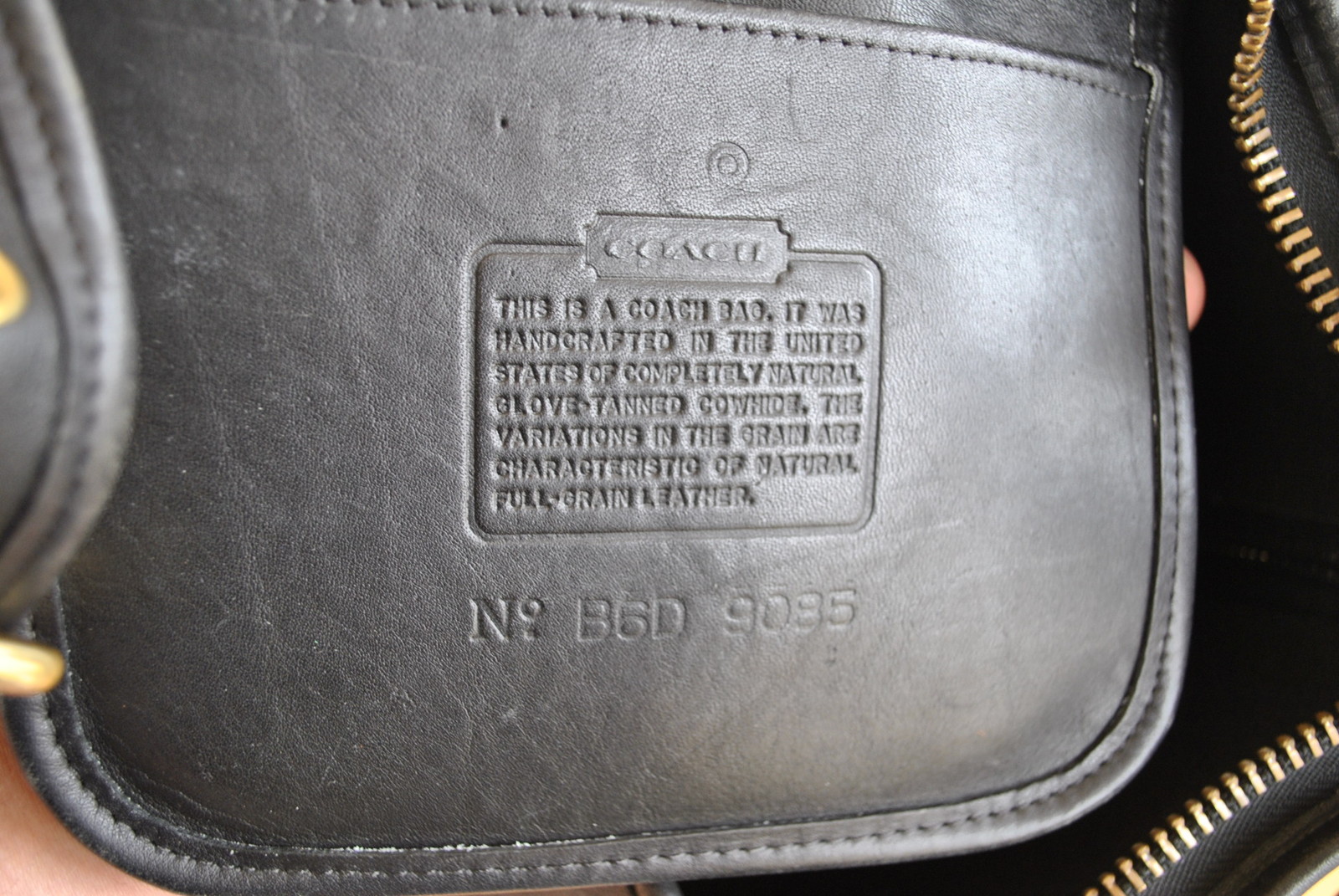 Solved: REAL or FAKE Coach 9995 Black Leather Handbag Purs... - The eBay Community